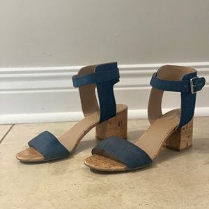 Cork Heel Sandal